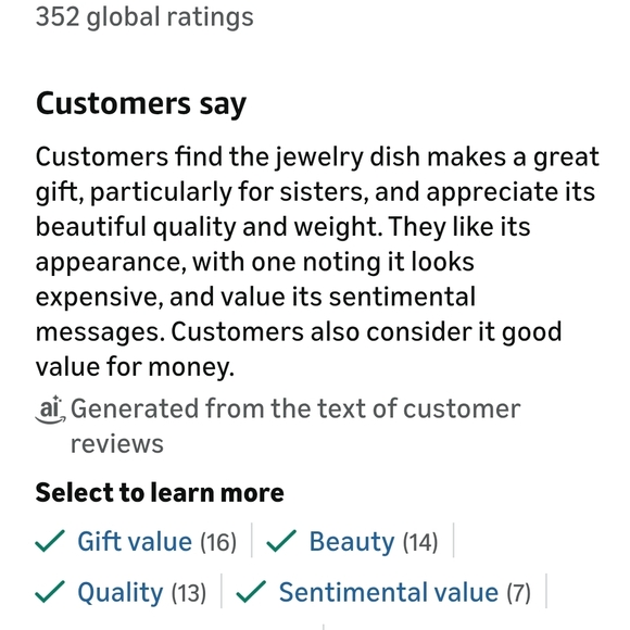 Chic Gold-Trimmed White Jewelry Tray - Picture 7 of 10